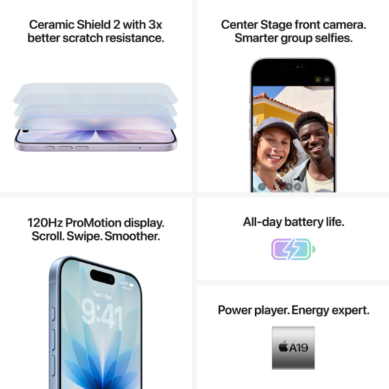 Pre-order Apple iPhone 17 - 256GB / White / 5G / 6.3’’ Mobiles & Tablets > Mobiles