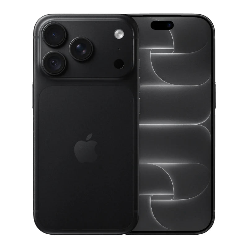 Apple iPhone 18 Pro - 1TB / Black / 5G / 6.3" / Middle East Version + Apple iPhone 18 Pro TechWoven MagSafe Case - Black + Apple iPhone FineWoven MagSafe Wallet - Black - Bundle Offer