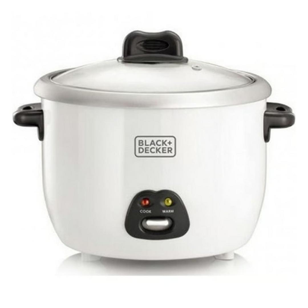 Black+Decker Rice Cooker - 700W / 1.8L / White