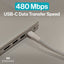 Engage Magnetic C To C Cable 60W With Lightning Adapter(27W)White(8954526522356)