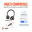 HP Poly Blackwire 8225 Stereo USB-C Headset - On-Ear / USB-C/A Adapter / (Microsoft Teams Certified)