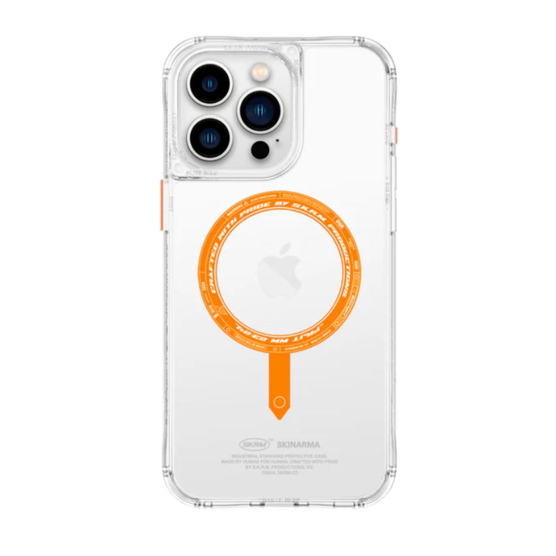 SKINARMA SAIDO SUNBURST Mag-Charge Case - iPhone 15 Pro / Orange Accessories > Mobiles & Tablets > Mobiles > Covers &