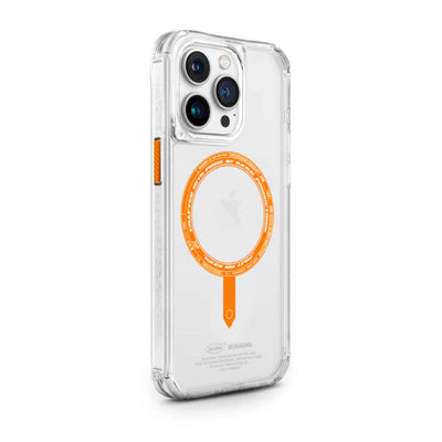 SKINARMA SAIDO SUNBURST Mag-Charge Case - iPhone 15 Pro / Orange Accessories > Mobiles & Tablets > Mobiles > Covers &