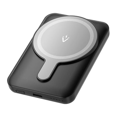 Vention Power Bank 5000mAh Magnetic Wireless (USB-C + USB-C + Wireless) 20W - Black