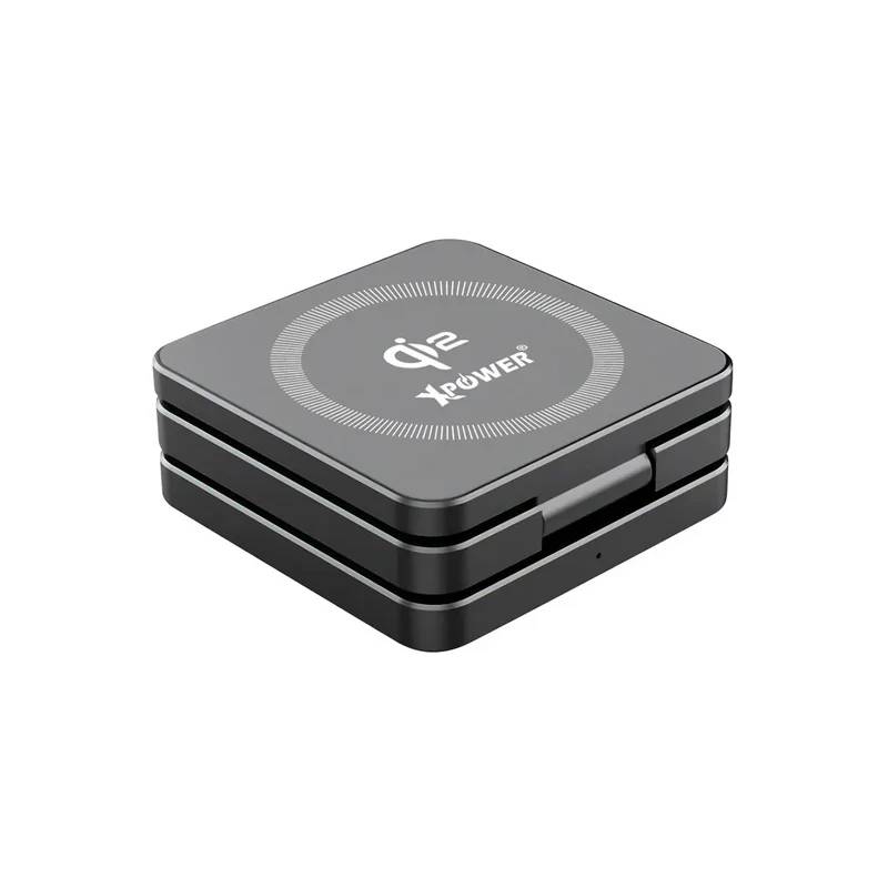 Xpower 3-in-1 Foldable Magsafe Wireless Charging Stand - 23W / Grey