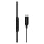 Powerology Voro Earhook USB-C Wired Earphones - Black