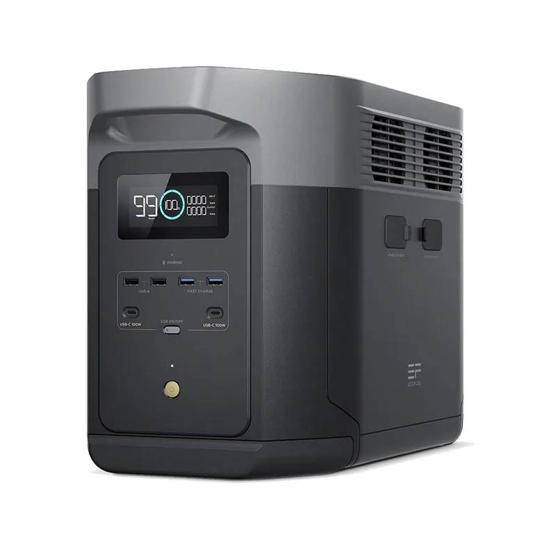 EcoFlow EFE2000 Portable Power Station - 2,000Wh / USB-A / USB-C / Wi-Fi / Bluetooth