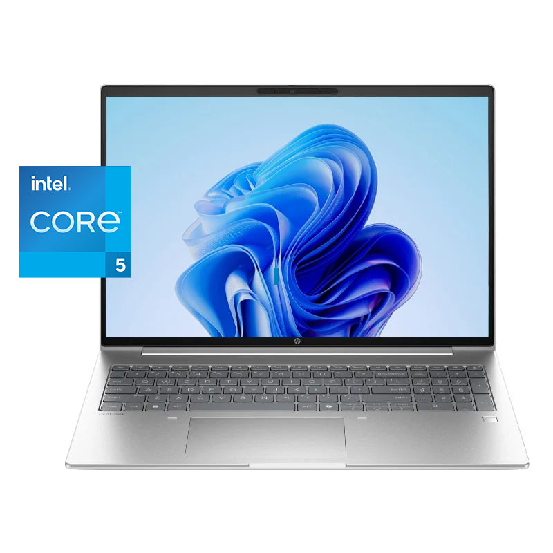 لابتوب إتش بي برو بوك 4 G1iR، مقاس 16 بوصة WUXGA، معالج كور 5 120U، ذاكرة وصول عشوائي 16 جيجابايت، محرك أقراص صلبة NVMe M.2 بسعة 512 جيجابايت، دوس (بدون نظام تشغيل)، إنجليزي/عربي، ضمان سنة واحدة، باللون الفضي بايك