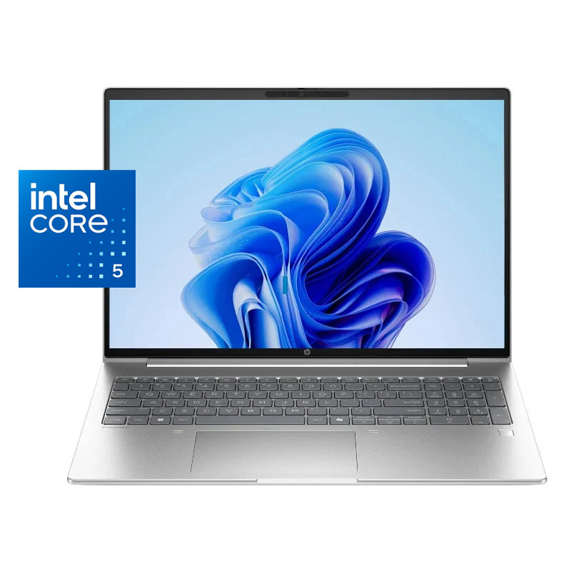لابتوب إتش بي برو بوك 4 G1iR، مقاس 16 بوصة WUXGA، معالج كور 5 120U، ذاكرة وصول عشوائي 16 جيجابايت، محرك أقراص صلبة NVMe M.2 بسعة 512 جيجابايت، دوس (بدون نظام تشغيل)، إنجليزي/عربي، ضمان سنة واحدة، باللون الفضي بايك