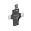 Earldom OT110 5-n-1 Card Reader - SD Card / Micro SD /  Type-C / Lighting / USB-A/ Black