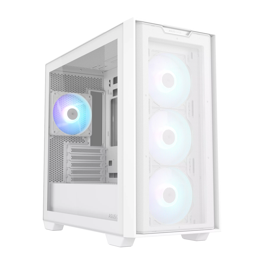 ASUS A21 PLUS TG ARGB Case - White