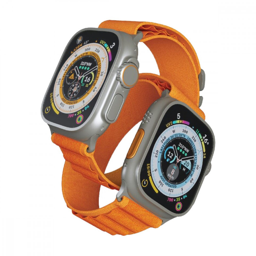 Porodo Smart Watch Ultra Titanium 2.1 Inches Wide Screen - Orange Accessories > Smart Watches