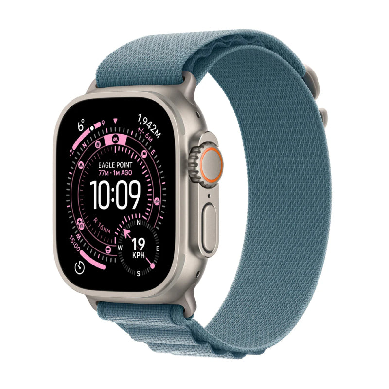 Apple Watch Ultra 3 - LTPO OLED / 64GB / 49mm / Bluetooth / Wi-Fi / Cellular / Large / Natural Titanium Case with Light