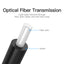 Vention Optical Fiber Audio Cable - 2 Meter / Black