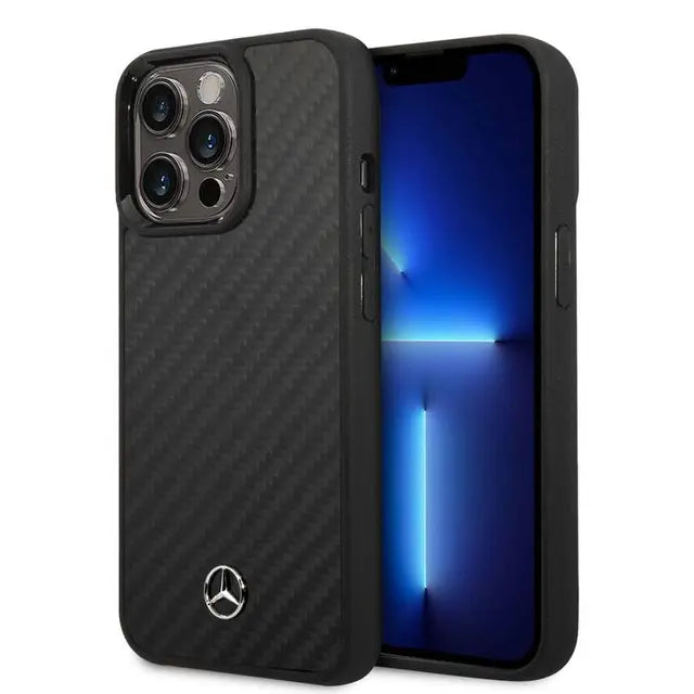 Mercedes-Benz Magsafe Dynamic Real Carbon Fiber Case - Apple iPhone 14 Pro / Black Accessories > Mobiles & Tablets >
