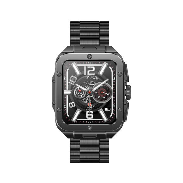 Swiss Military Smart Watch Gun Frame Gun Stainless Steel Strap Smart Watches