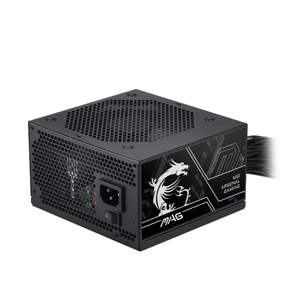 MSI MAG A750BN III PCIE 5.1 ATX 3.1 80 Plus Bronze Power Supply - 750W / Black