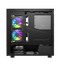 Darkflash DS950V ATX PC Case - Black (With LED Display + 6 x ARGB Fans Included)