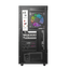 Darkflash DS950V ATX PC Case - Black (With LED Display + 6 x ARGB Fans Included)