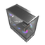 Darkflash DS950V ATX PC Case - Black (With LED Display + 6 x ARGB Fans Included)