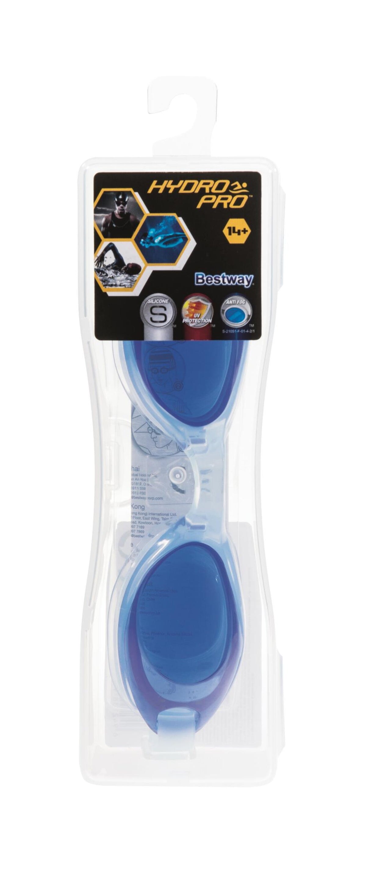 Bestway Resurge Goggles (Contents: One Pair of Goggles, 3 Assorted Colors) Age 14+