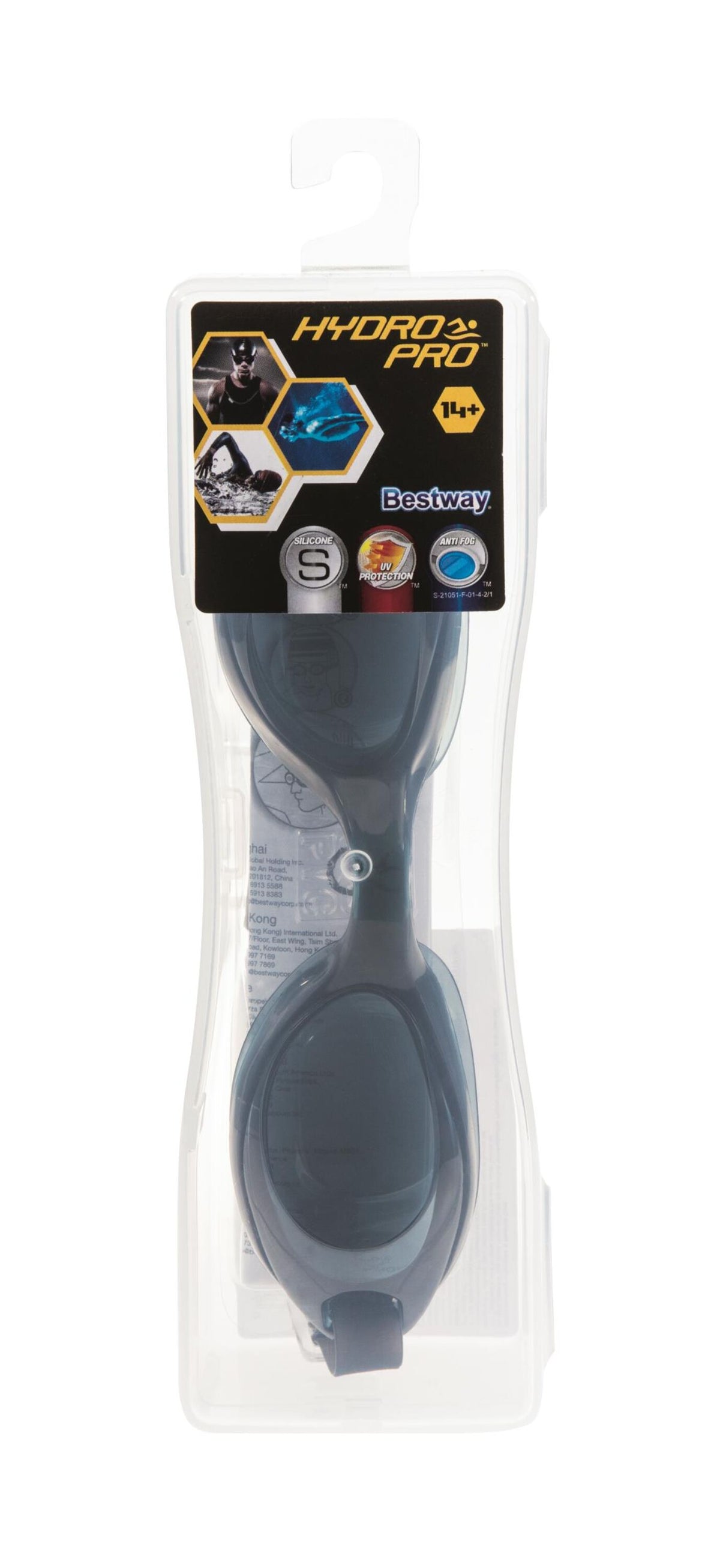 Bestway Resurge Goggles (Contents: One Pair of Goggles, 3 Assorted Colors) Age 14+