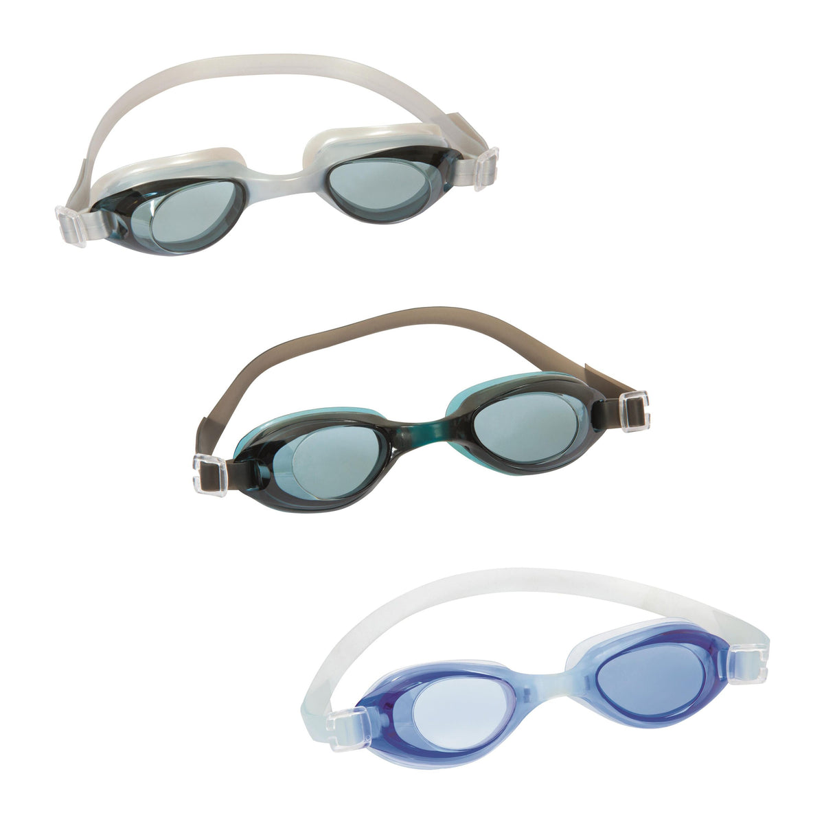 Bestway Resurge Goggles (Contents: One Pair of Goggles, 3 Assorted Colors) Age 14+