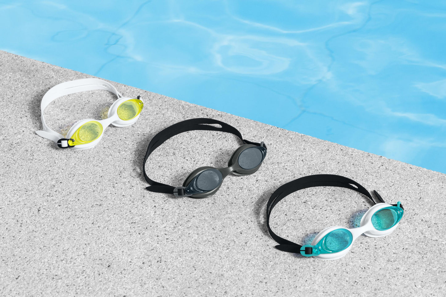 Bestway Lightning Pro Goggles (Contents: One Pair of Goggles, 3 Assorted Colors) Age 14+