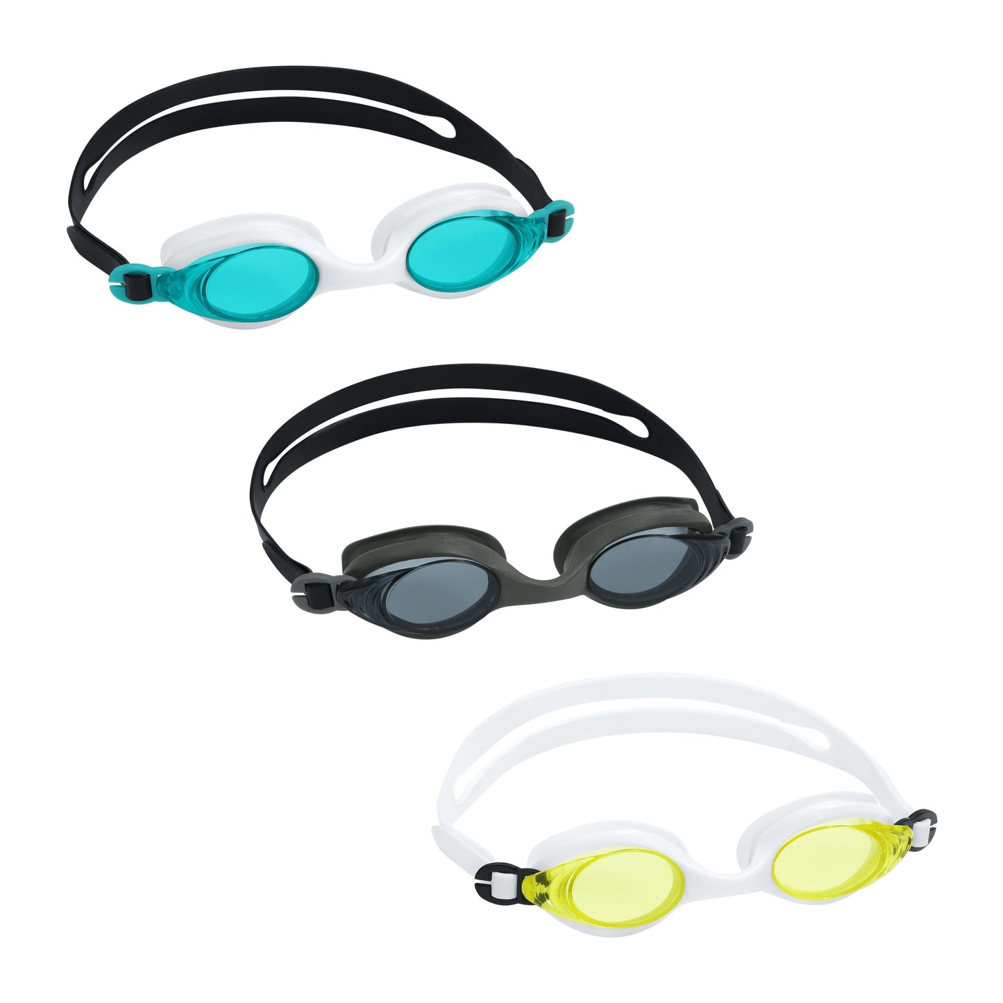 Bestway Lightning Pro Goggles (Contents: One Pair of Goggles, 3 Assorted Colors) Age 14+