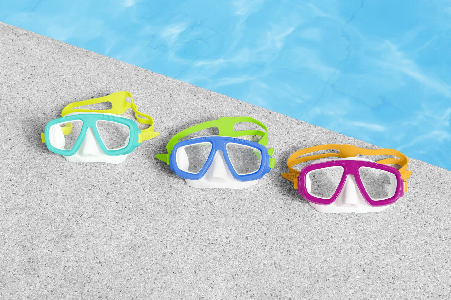 Bestway Aqua Champ Essential Mask (Contents: One Mask, 3 Assorted Colors) Age 3+