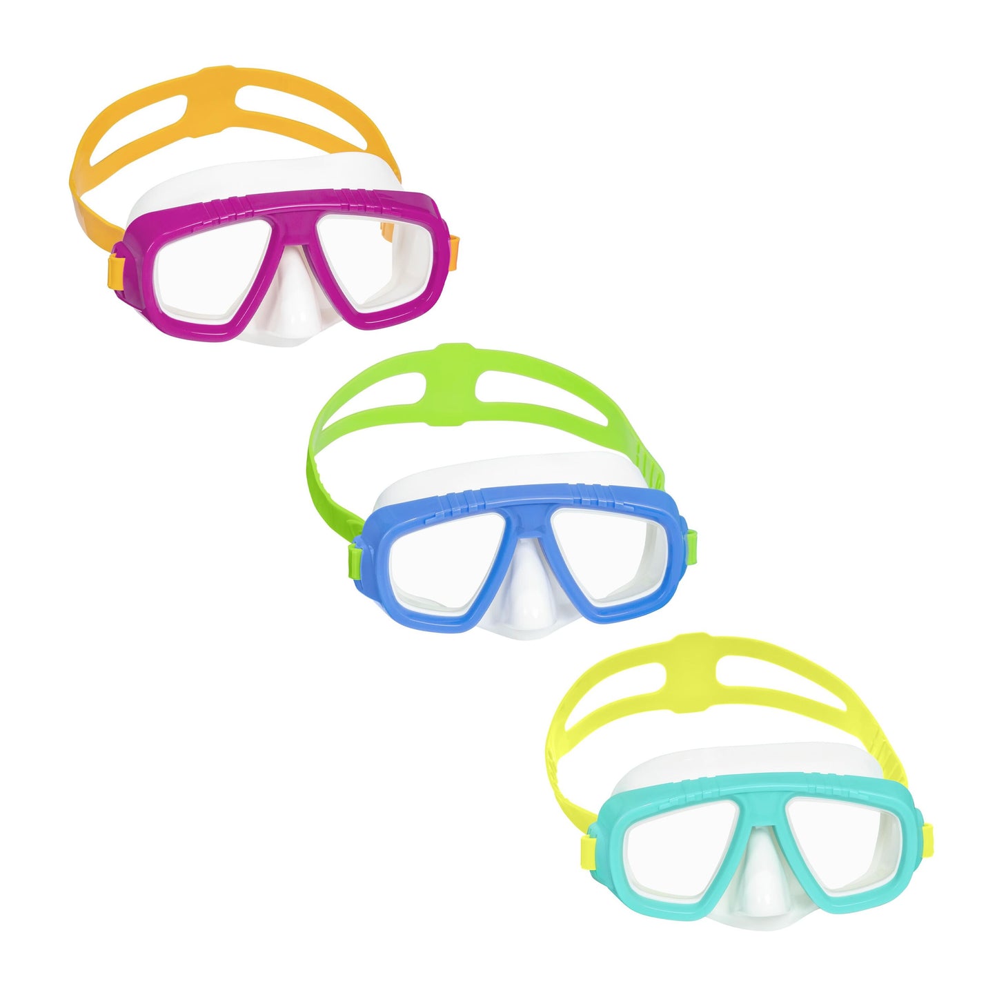 Bestway Aqua Champ Essential Mask (Contents: One Mask, 3 Assorted Colors) Age 3+