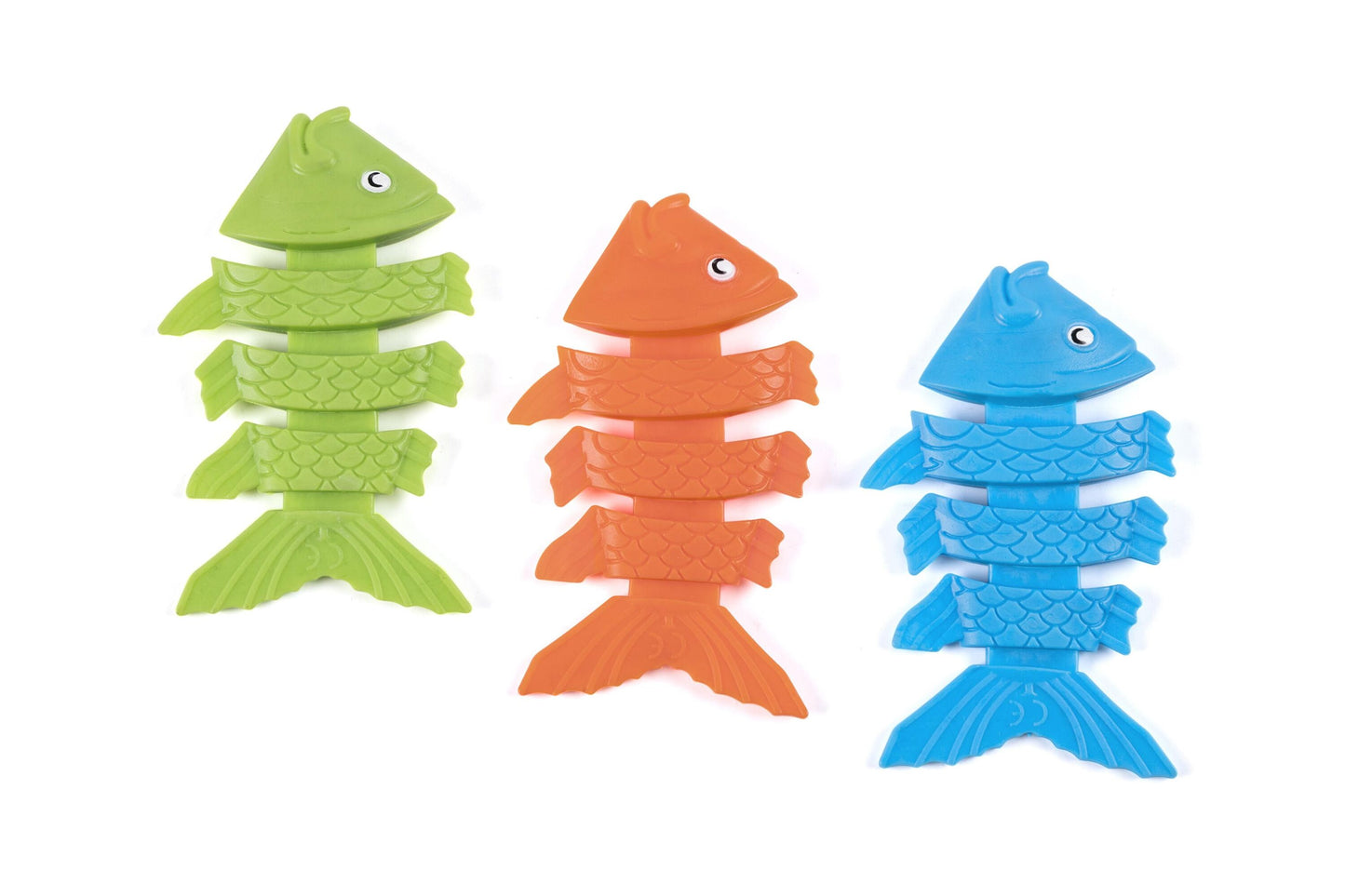 Bestway Squiggle Wiggle Fish Dive Toys (Contents: One Set of Dive Fishes, 3 Assorted Colors) - Age 3+