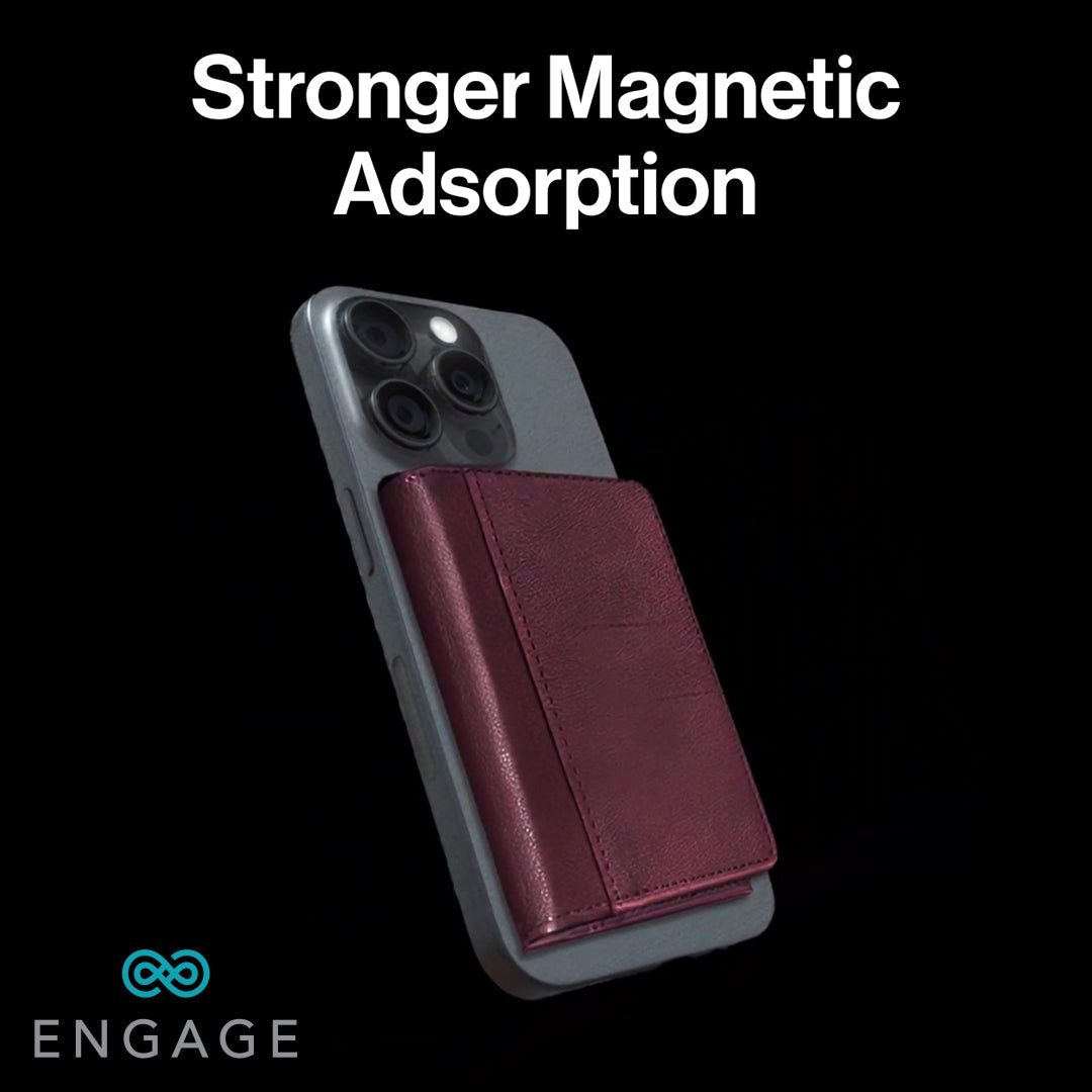 Engage Tri-Fold Magsafe Wallet (Purple)