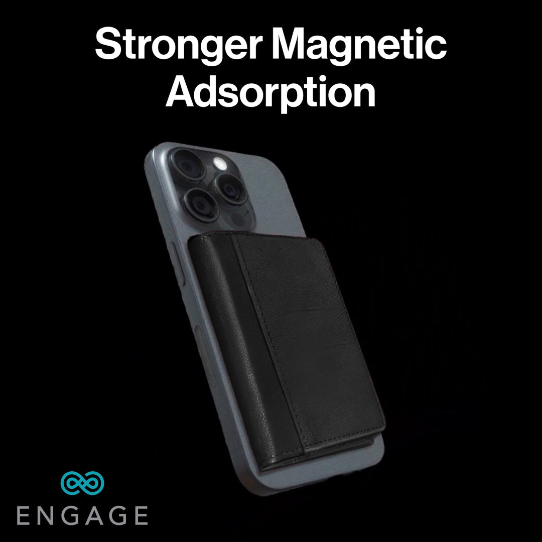 Engage Tri-Fold Magsafe Wallet (Black)