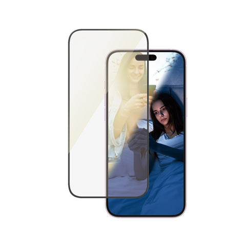 PanzerGlass Ultra-Wide Fit EyeCare Anti-Reflective & Bluelight Screen Protector For Apple iPhone 16 Plus - Clear