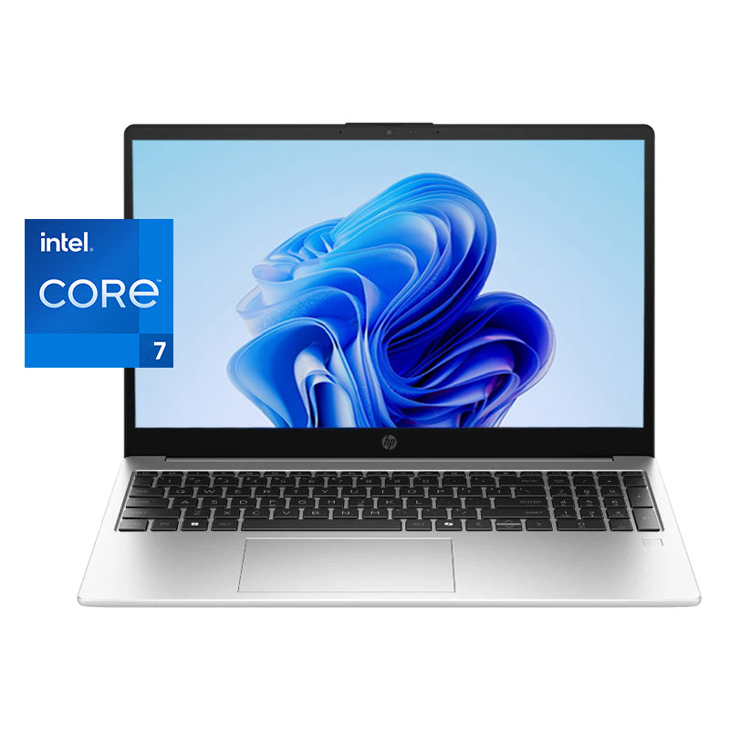 لابتوب إتش بي 250R G10، مقاس 15.6 بوصة FHD، معالج كور 7 150U، ذاكرة وصول عشوائي 8 جيجابايت، قرص حالة صلبة NVMe M.2 بسعة 512 جيجابايت، ويندوز 11 برو، إنجليزي/عربي، ضمان سنة واحدة
