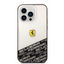 Ferrari iPhone 14 Pro Max PC/TPU IML Case with Bottom Scuderia Allover Print - Silver Accessories > Mobiles & Tablets >