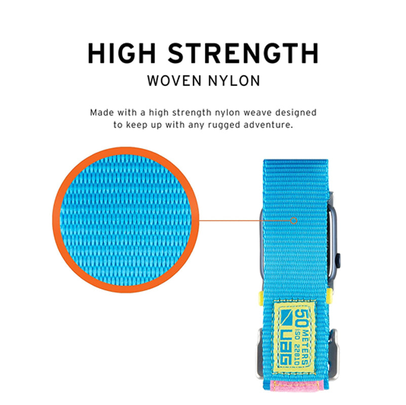 UAG Active Strap Le - Apple Watch 45 / 44 / 42mm / Blue / Pink Accessories > Smart Watches