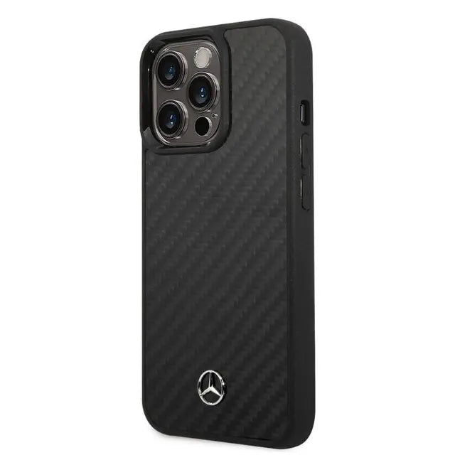 Mercedes-Benz Magsafe Dynamic Real Carbon Fiber Case - Apple iPhone 14 Pro / Black Accessories > Mobiles & Tablets >