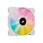 CORSAIR iCUE SP140 RGB ELITE Performance PWM Fan Dual Fan Kit With Lighting Node Core - 140mm / White