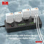 Earldom SC11 Fast Charging Power Strip - 3000W / USB-C / USB-A / 2 Meter / Black