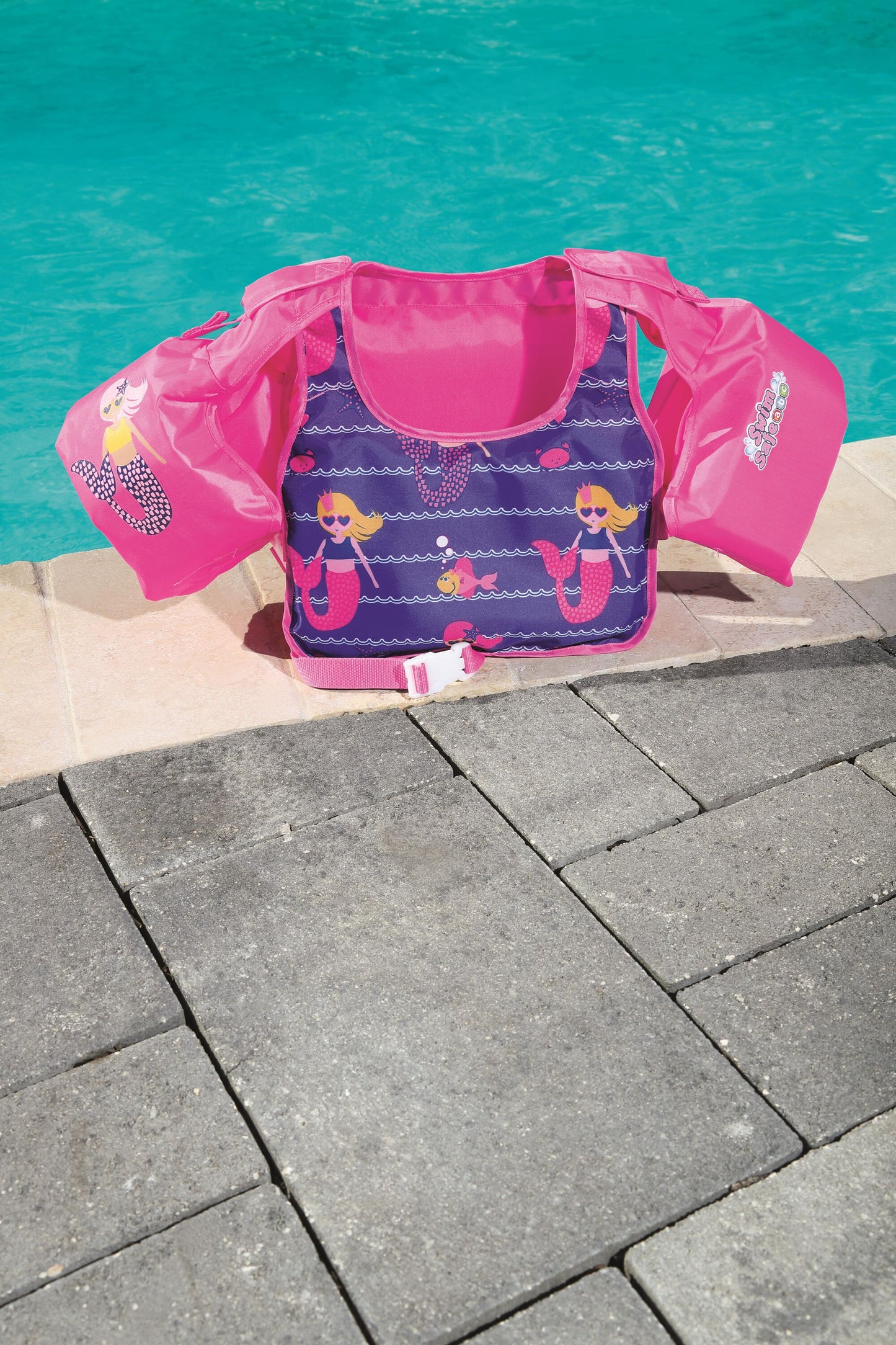 Bestway Aquastar Fabric Swim Pal (Contents: Swim Pal, 2 Assored Colors) - Age 3-6