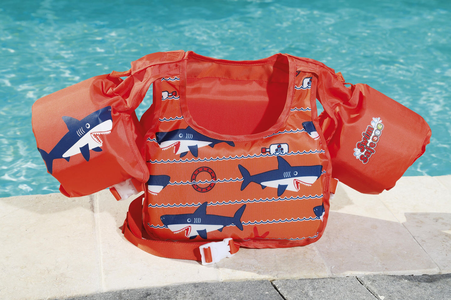 Bestway Aquastar Fabric Swim Pal (Contents: Swim Pal, 2 Assored Colors) - Age 3-6