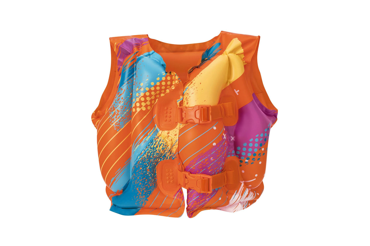 Bestway 41Cm X 30Cm Colorify Toughlite Swim Vest (1 Swim Vest.) Age 3-6