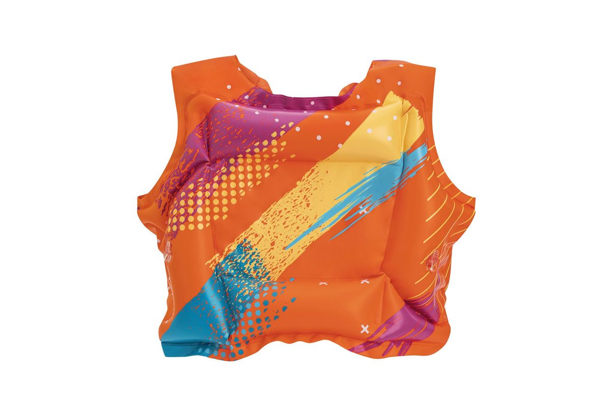 Bestway 41Cm X 30Cm Colorify Toughlite Swim Vest (1 Swim Vest.) Age 3-6