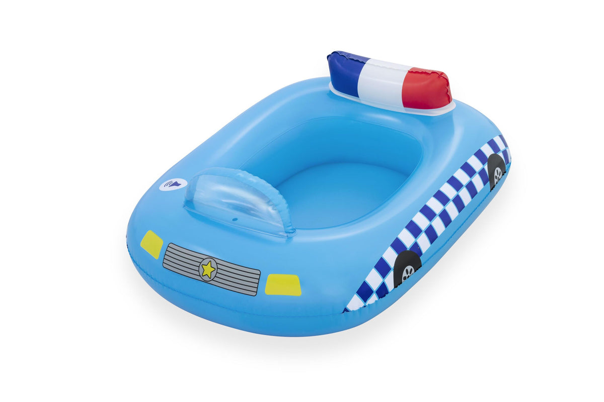 Bestway Funspeakers Police Car Baby Boat - 97x74cm / Age 3+