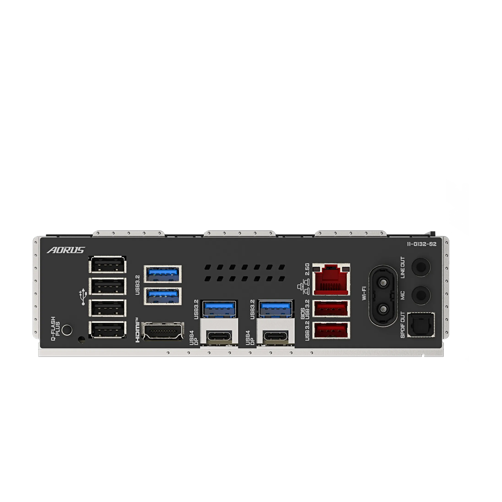 GIGABYTE X870E AORUS ELITE 1.3 Motherboard - DDR5 / Wi-Fi7 / Bluetooth / HDMI / DisplayPort / USB - Black