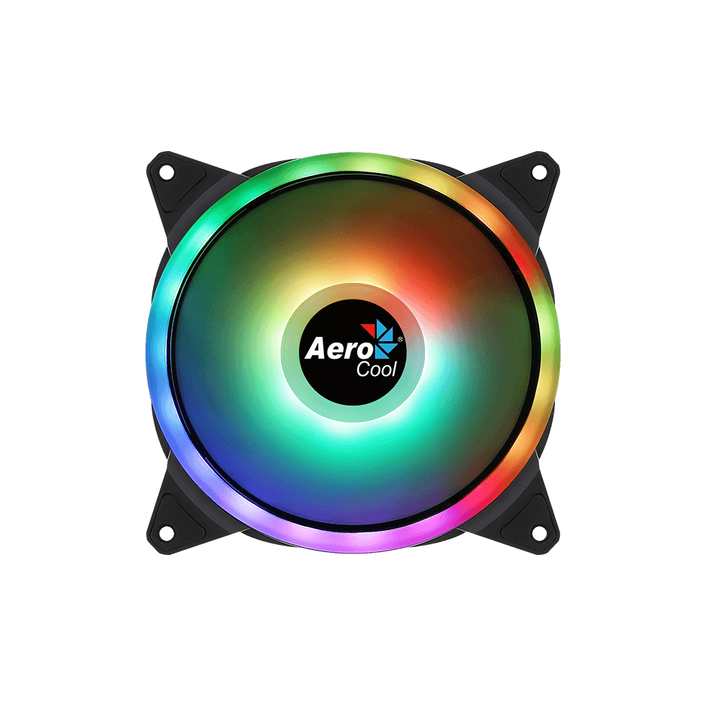 Aerocool Duo 14 ARGB PC Fan - 14cm / Black