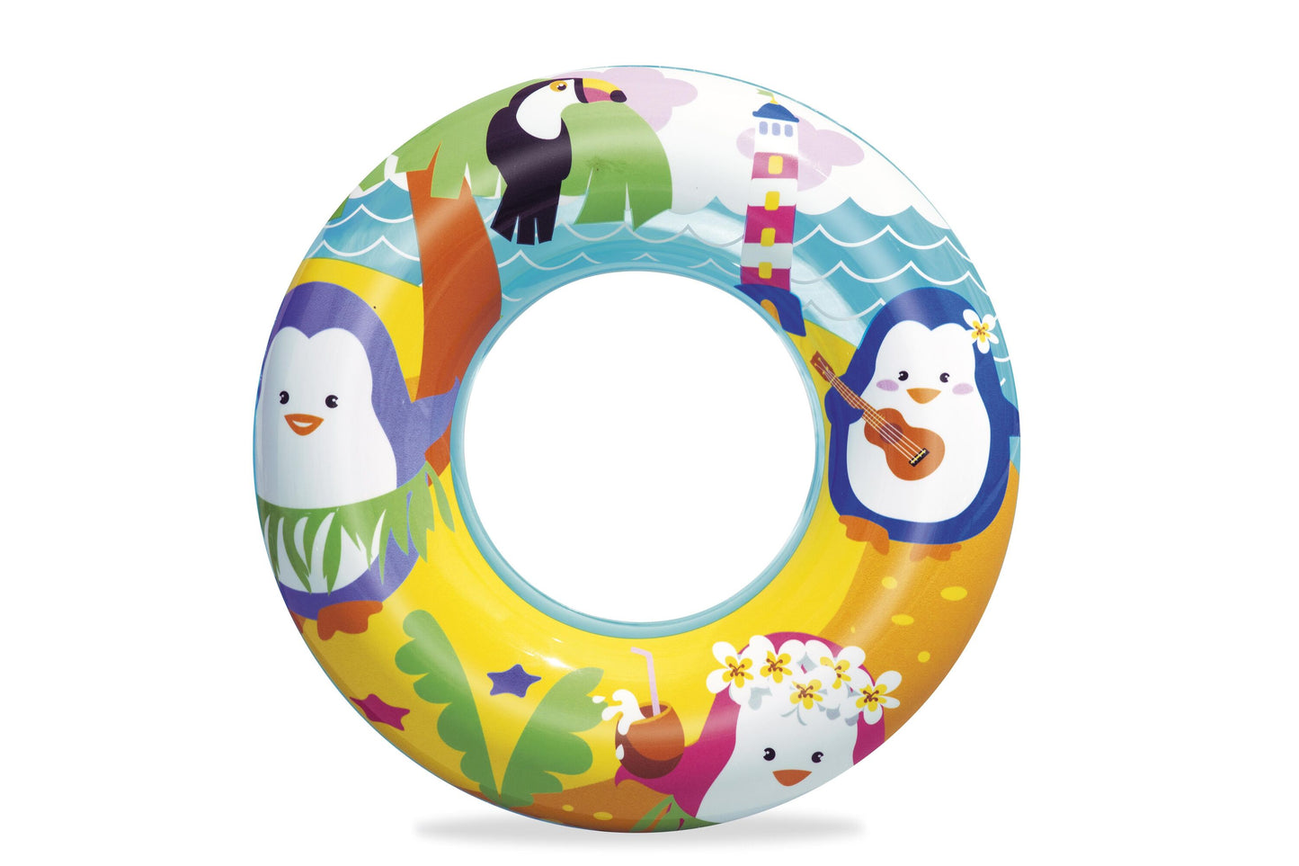Bestway 51cm Sea Creature Swim Ring (Contents: One Swim Ring) - Age 3-6