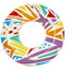 Bestway 1.07m Geometric Swim Ring (Contents: 1 Swim Ring, Repair Patch) - Age 12+